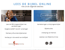 Tablet Screenshot of jongerenbijbel.nl